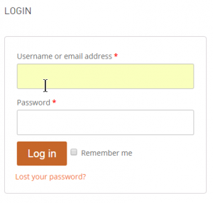 login to your account