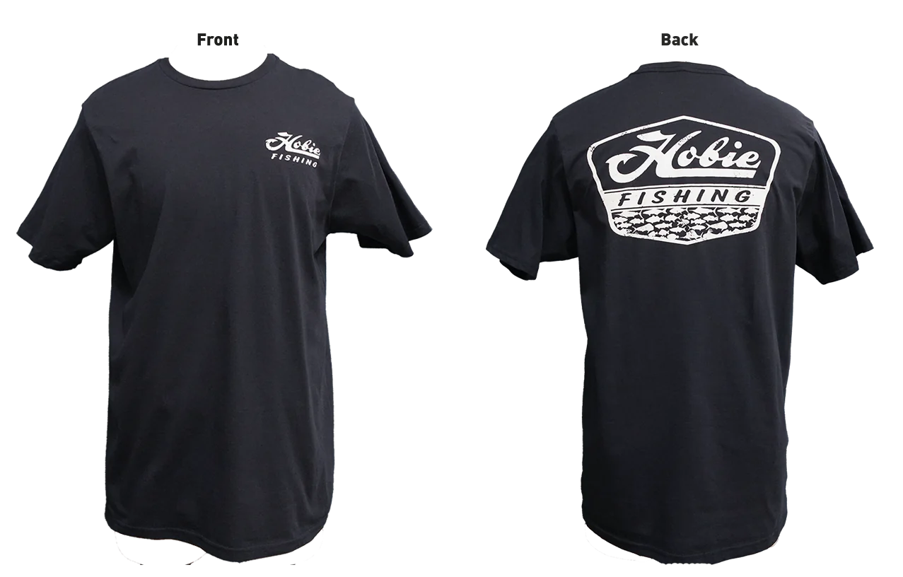 Fishing Crest Hobie Short Sleeve T Shirt Navy